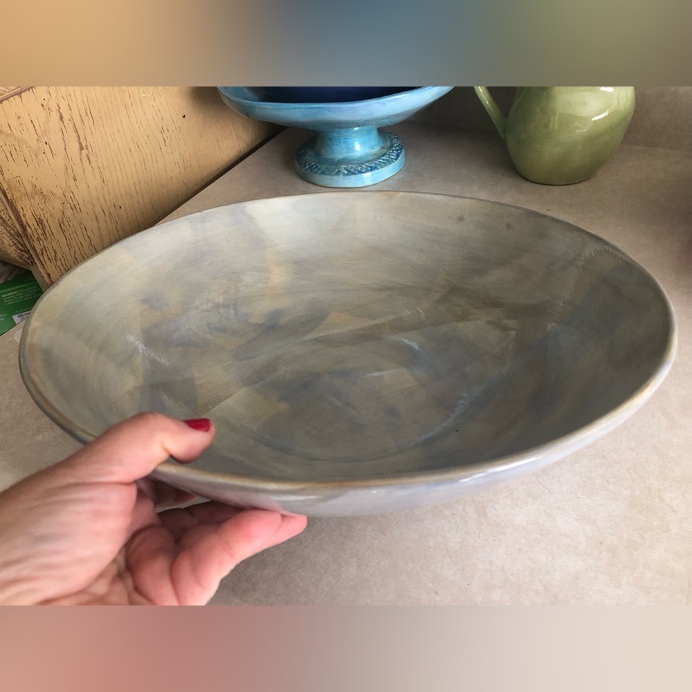 Aletha Soule 1991 handcrafted ceramic pottery Big Bowl
